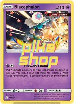 Pokemon Cosmic Eclipse 104/236 Blacephalon Reverse Holo