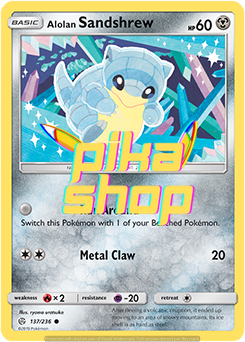 Pokemon Cosmic Eclipse 137/236 Alolan Sandshrew