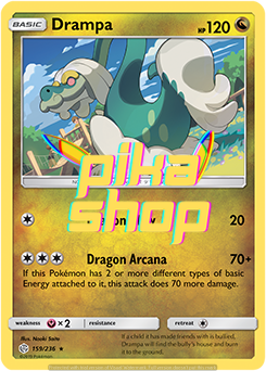 drampa pokemon card worth Pokemon Cosmic Eclipse 159/236 Drampa