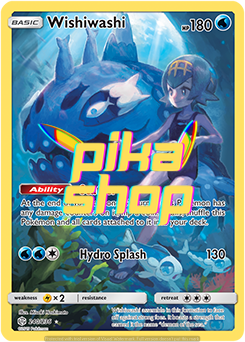 pokemon wishiwashi card Pokemon Cosmic Eclipse 240/236 Wishiwashi Full Art