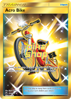 Pokémon Celestial Storm 178/168 Acro Bike Secret Rare