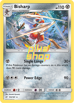 Pokemon Team Up 105/181 Bisharp