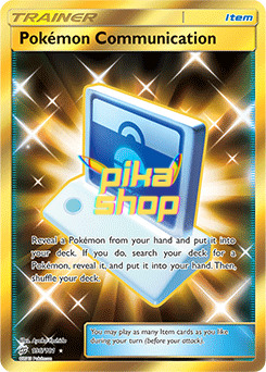 Pokemon, Team Up 196/181 Pokemon Communication Secret Rare