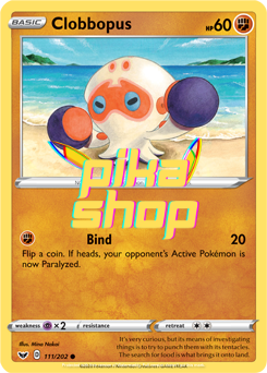 Pokemon Sword & Shield Base 111/202 Clobbopus