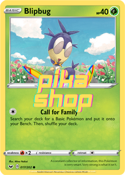 blipbug pokemon card value Sword & Shield Base 017/202 Reverse Holo Listed cards may have Commander Theory — What Sleeves:Cloud - Ex-SOLDIER jet medallion