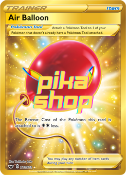 Pokemon Sword & Shield Base 213/202 Air Balloon Secret Rare Pokemon Sword & Shield Base 213/202 Air Balloon Secret Rare