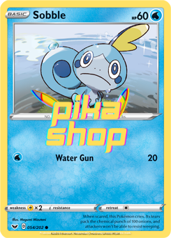 Pokemon Sword & Shield Base 054/202 Sobble Reverse Holo