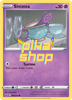 Pokemon Sword & Shield Base 089/202 Sinistea