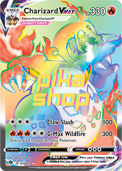Pokemon Champions Path 74/73 Charizard VMAX Rainbow Rare Pokemon Champions Path 74/73 Charizard VMAX Rainbow Rare
