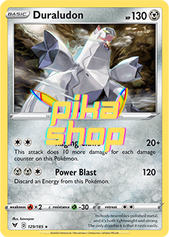 Pokemon Vivid Voltage Duraludon Holo 129/185