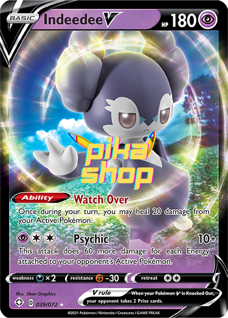 Pokemon Shining Fates Indeedee V 039/072