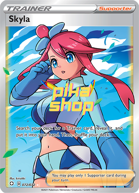 Pokemon Shining Fates Skyla Full Art 072/072 - PikaShop
