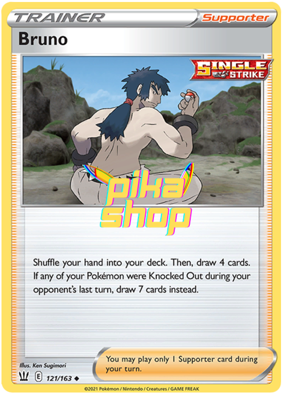 Pokemon Battle Styles Bruno 121/163 - PikaShop