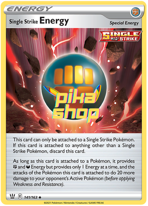 Pokemon Battle Styles Single Strike Energy 141/163 - PikaShop