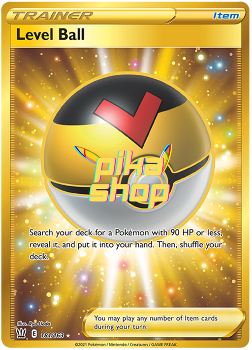 Pokemon Battle Styles Level Ball 181/163 Secret Rare - PikaShop