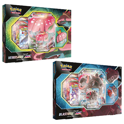 Pokemon Blastoise & Venosaur VMAX Battle Box Bundle - PikaShop