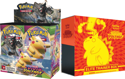 pre order vivid voltage booster box Pokemon Vivid Voltage Booster Box & Elite Trainer Box Combo