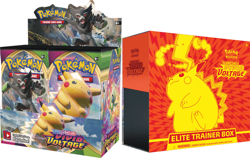 Pokémon Vivid Voltage Booster Box & Elite Trainer Box Combo (PREORDER) - PikaShop