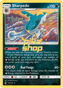 Pokémon
 Unbroken Bonds 111/214 Sharpedo Reverse Holo - PikaShop