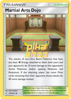Pokémon
 Unbroken Bonds 179/214 Martial Arts Dojo Reverse Holo - PikaShop