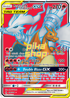 Pokémon
 Unbroken Bonds 194/214 Reshiram & Charizard GX Tag Team Full Art - PikaShop