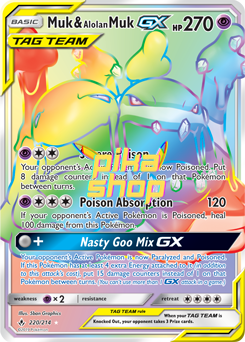 Pokémon
 Unbroken Bonds 219/214 Dedenne GX Rainbow Rare - PikaShop