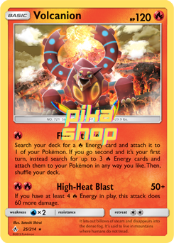Pokémon
 Unbroken Bonds 025/214 Volcanion Holo - PikaShop