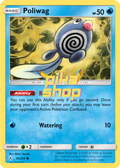 Pokémon
 Unbroken Bonds 036/214 Poliwag Reverse Holo - PikaShop