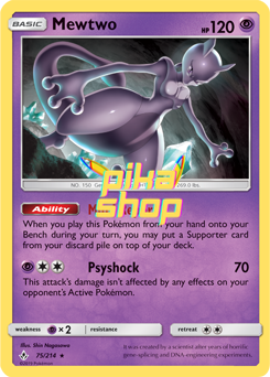 Pokémon
 Unbroken Bonds 075/214 Mewtwo Reverse Holo - PikaShop