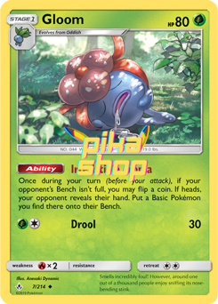 Pokémon
 Unbroken Bonds 007/214 Gloom Reverse Holo - PikaShop