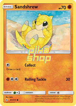 Pokémon
 Unbroken Bonds 083/214 Sandshrew - PikaShop