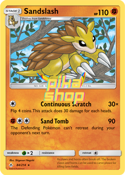 Pokémon
 Unbroken Bonds 084/214 Sandslash - PikaShop
