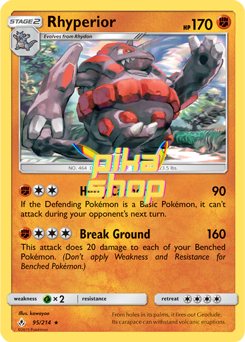Pokémon
 Unbroken Bonds 095/214 Rhyperior Reverse Holo - PikaShop