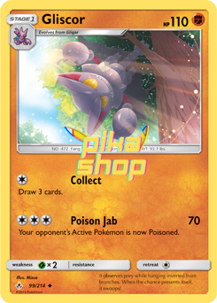 Pokémon
 Unbroken Bonds 099/214 Gliscor Reverse Holo - PikaShop
