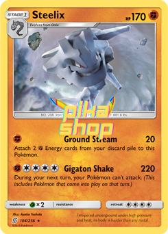 Pokémon
 Unified Minds 104/236 Steelix - PikaShop