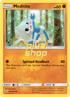 Pokémon
 Unified Minds 109/236 Meditite Reverse Holo - PikaShop