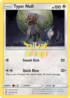 Pokémon
 Unified Minds 183/236 Type: Null - PikaShop