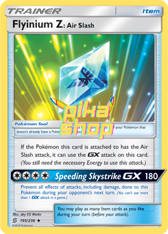 Pokémon
 Unified Minds 195/236 Flyinium Z Air Slash - PikaShop
