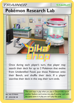 Pokémon
 Unified Minds 205/236 Pokemon Research Lab - PikaShop