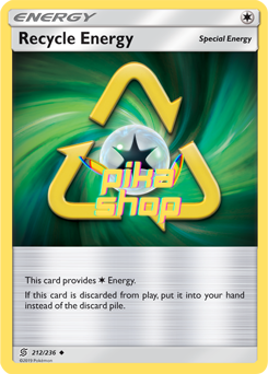 Pokémon
 Unified Minds 212/236 Recycle Energy Reverse Holo - PikaShop