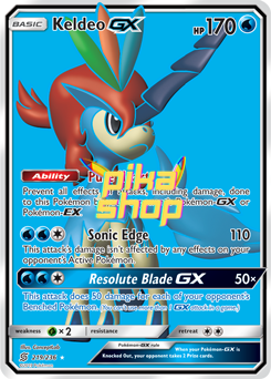 Pokémon
 Unified Minds 219/236 Keldeo GX Full Art - PikaShop