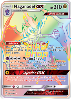 Pokémon
 Unified Minds 249/236 Naganadel GX Rainbow Rare - PikaShop