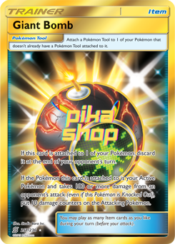Pokémon
 Unified Minds 251/236 Giant Bomb Secret Rare - PikaShop