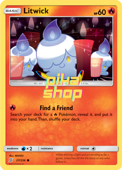 Pokémon
 Unified Minds 027/236 Litwick - PikaShop