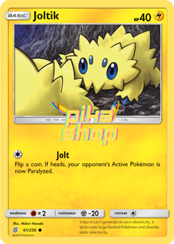 Pokémon
 Unified Minds 061/236 Joltik Reverse Holo - PikaShop