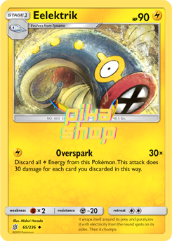 Pokémon
 Unified Minds 065/236 Eelektik Reverse Holo - PikaShop