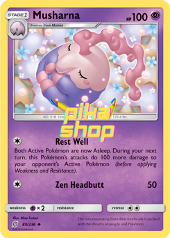 Pokémon
 Unified Minds 089/236 Musharna Reverse Holo - PikaShop