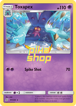 Pokémon
 Unified Minds 097/236 Toxapex - PikaShop