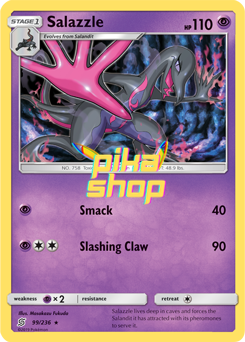Pokémon
 Unified Minds 099/236 Salazzle Reverse Holo - PikaShop