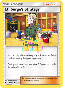 Pokémon
 Hidden Fates 60/68 Lt. Surge's Strategy - PikaShop